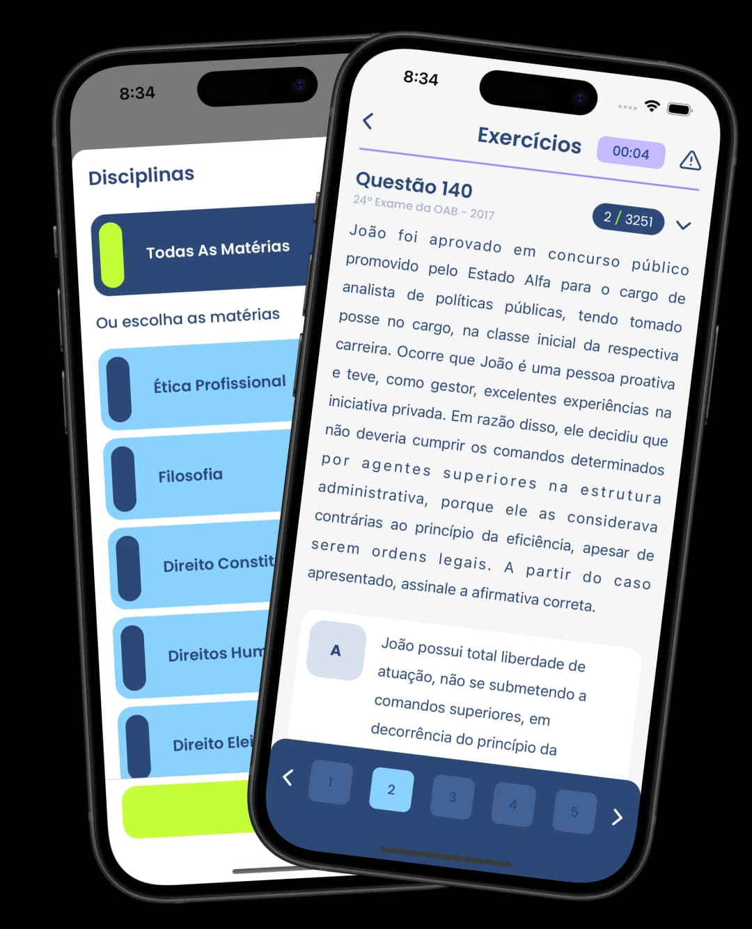 RevisApp Mockup - Questões